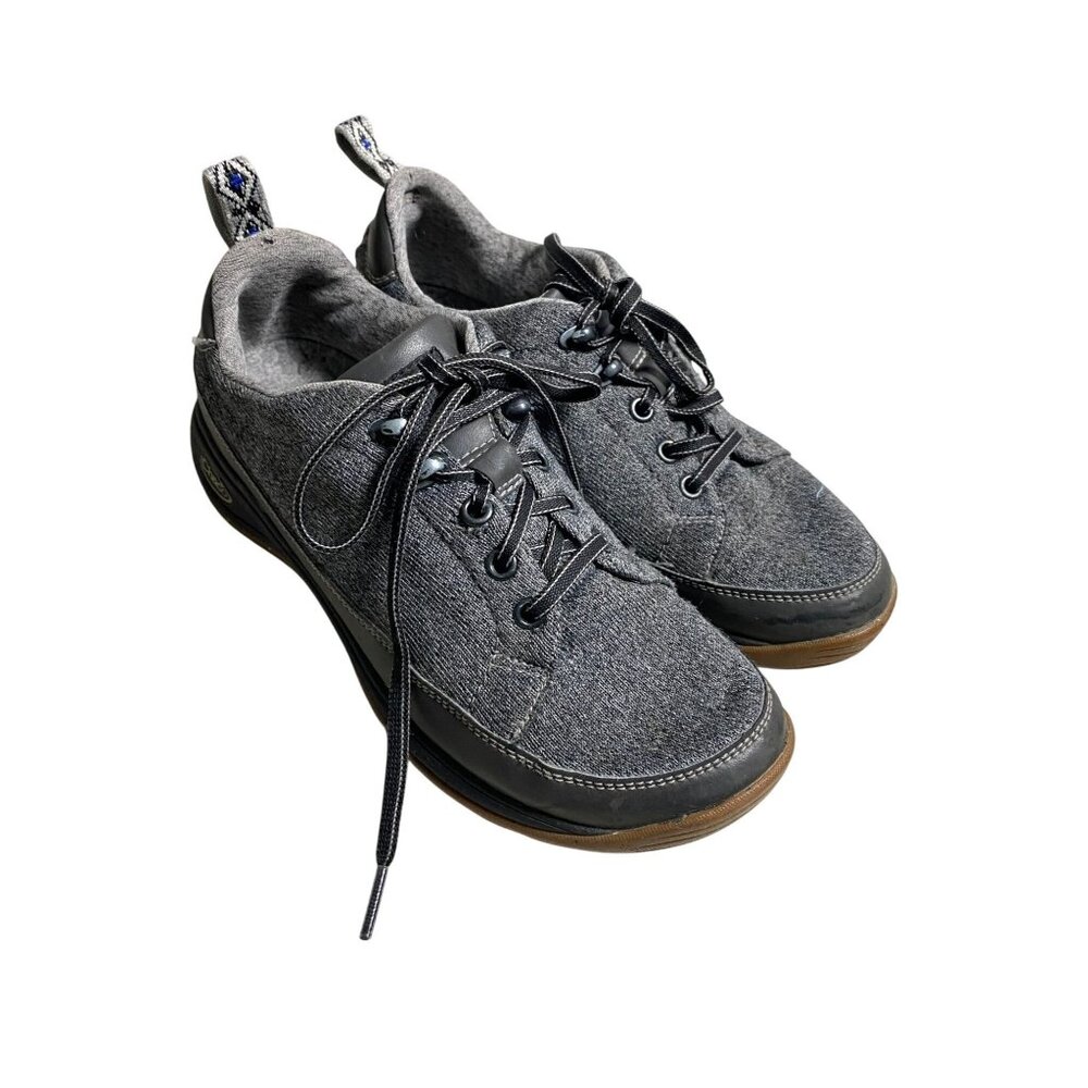 Chaco Kanarra 2.0 Sneakers Shoes Women Size 7 Gray Lace Up Hiking Camping